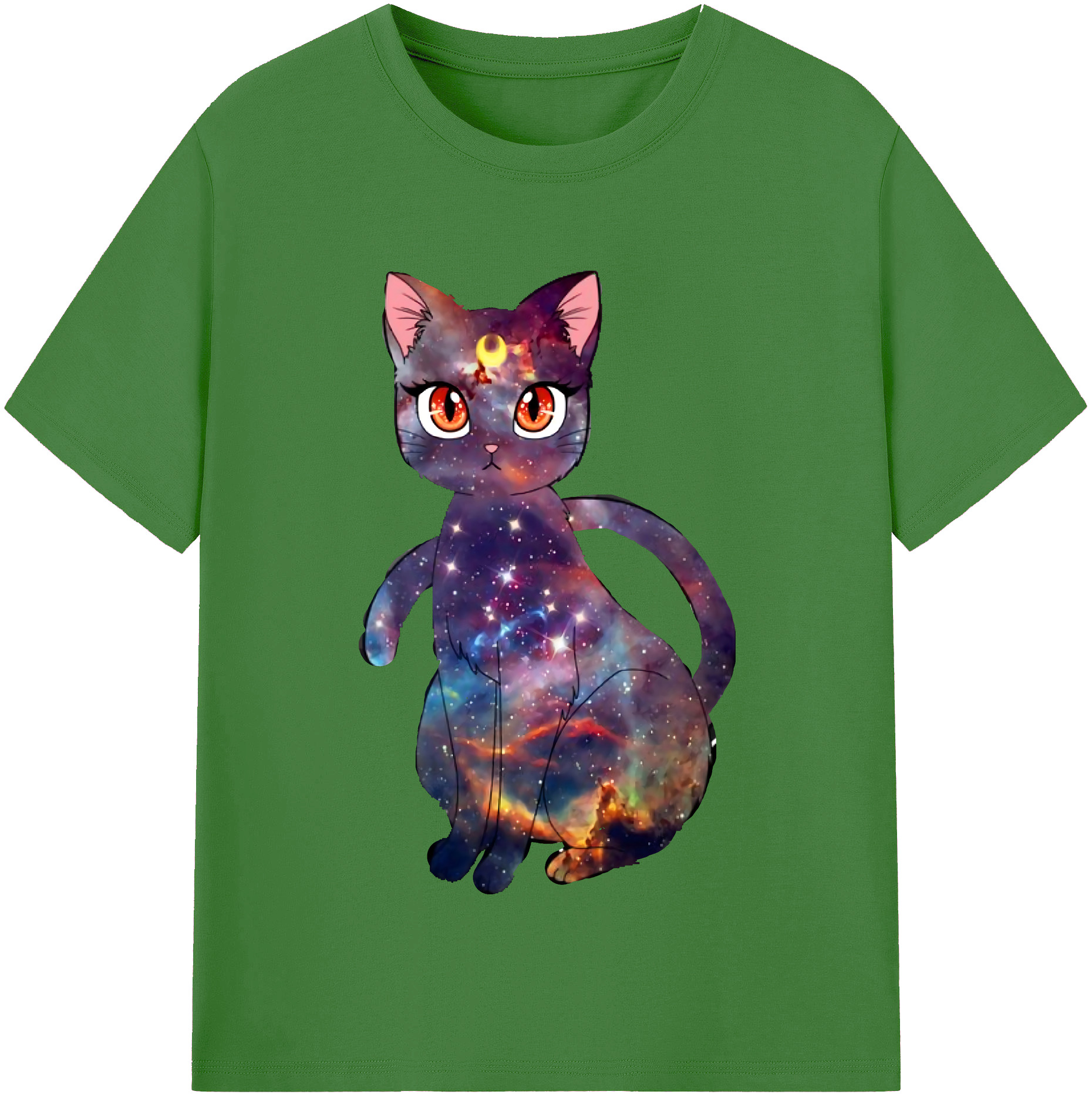 （画像用） 美少女戦士セーラームーン Sailor Moon レディースカジュアルプリントTシャツ（綿100％）